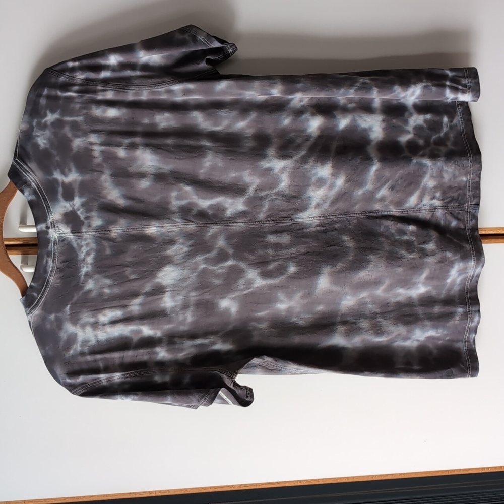 Lululemon All Yours Tee 8 *Tie Dye Marmoleado Tie Dye Graphite Grey - Picture 6 of 12